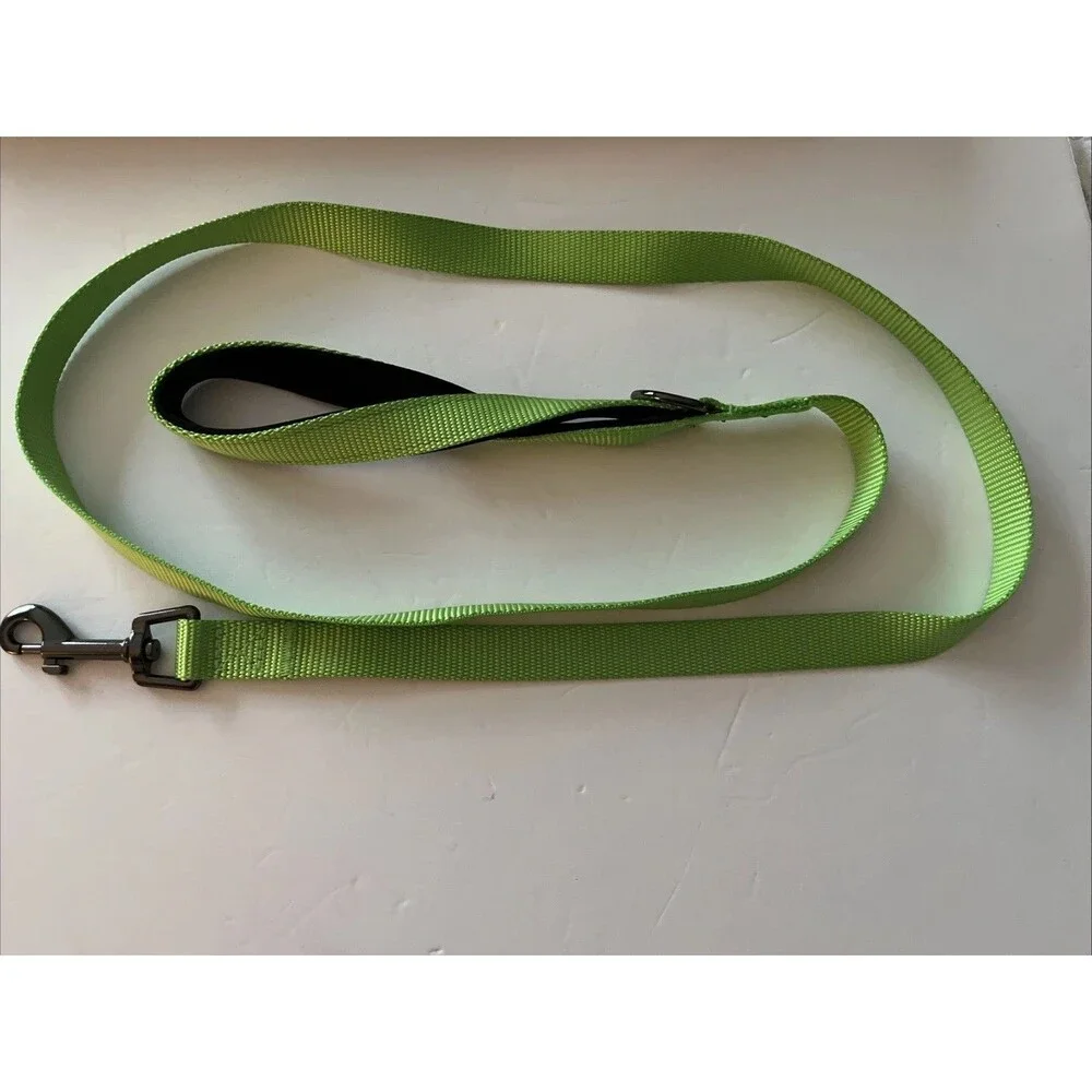 Nylon Dog Leash 4ft Neon Green - New
